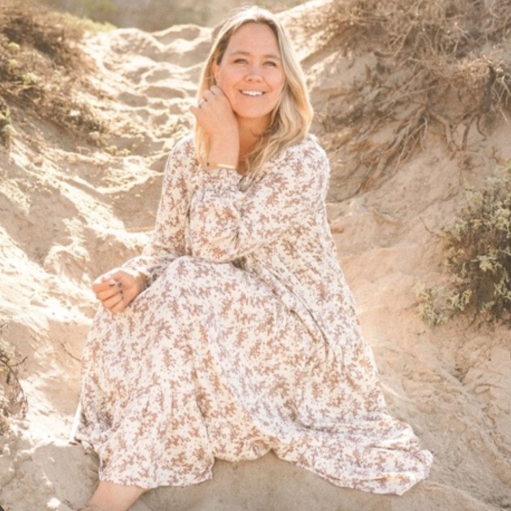 CJLA Laura Floral Maxi Dress